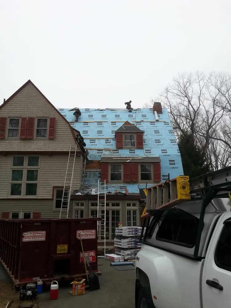 Licensed storm damage roof repair in New Providence, PA by Stoney Ridge Contractors