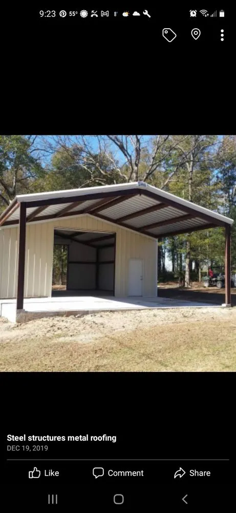Emergency shingle roofing service after storm damage in Newville, AL by Storall Buildings