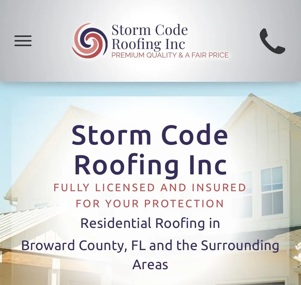 Slide of Storm Code Roofing