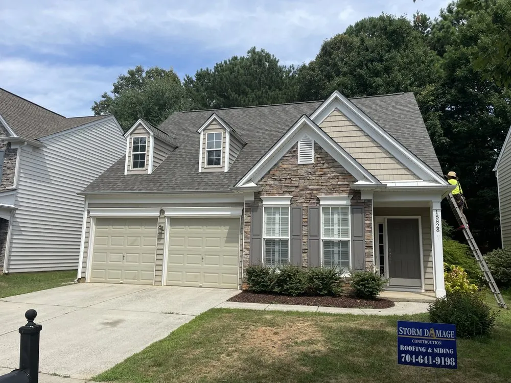 Emergency shingle roofing service in Iron station, NC - Storm Damage Construction