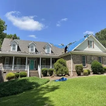Slide of Storm Damage Construction