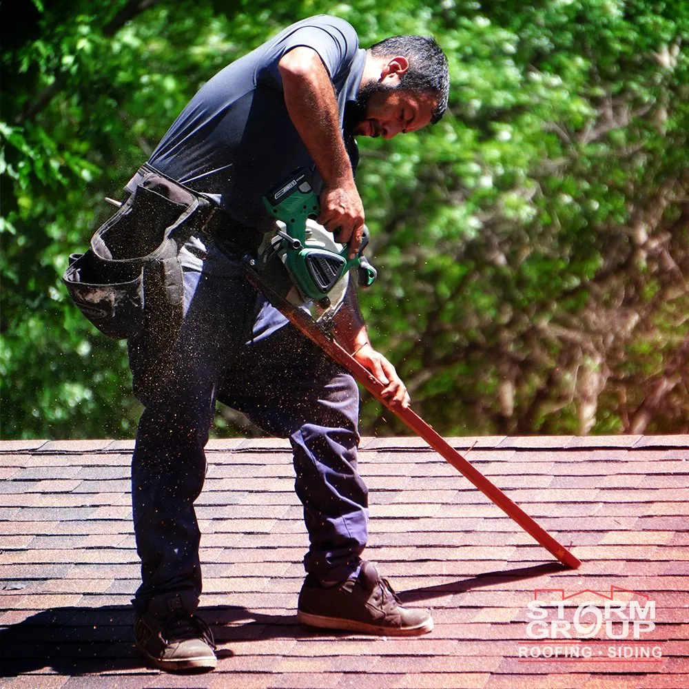 Slide of Storm Group Roofing