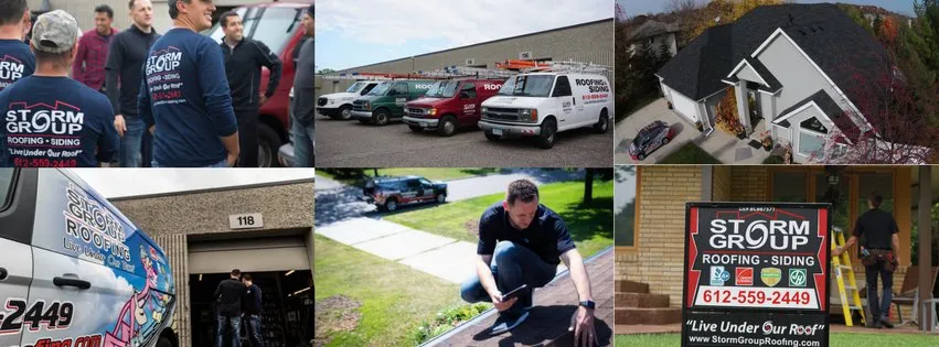 Slide of Storm Group Roofing