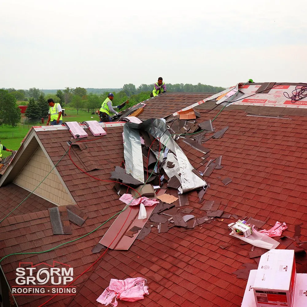 Slide of Storm Group Roofing