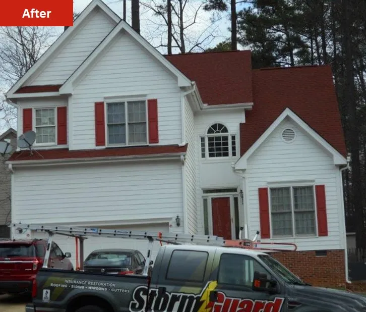 Emergency storm damage roof repair same-day service in Arden, NC by Storm Guard