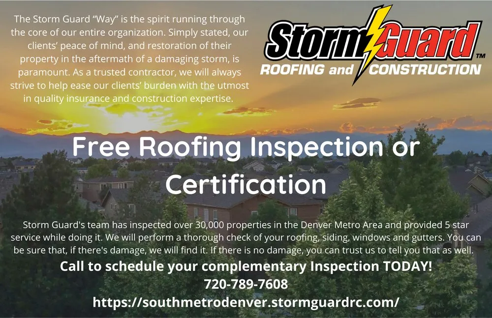 Slide of Storm Guard of South Metro Denver