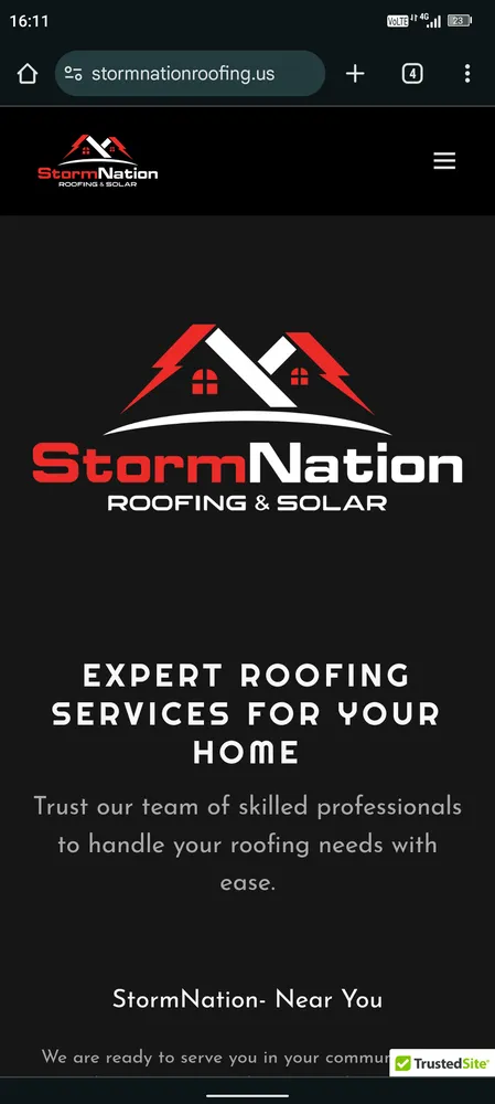 Slide of Storm Nation Roofing and Solar