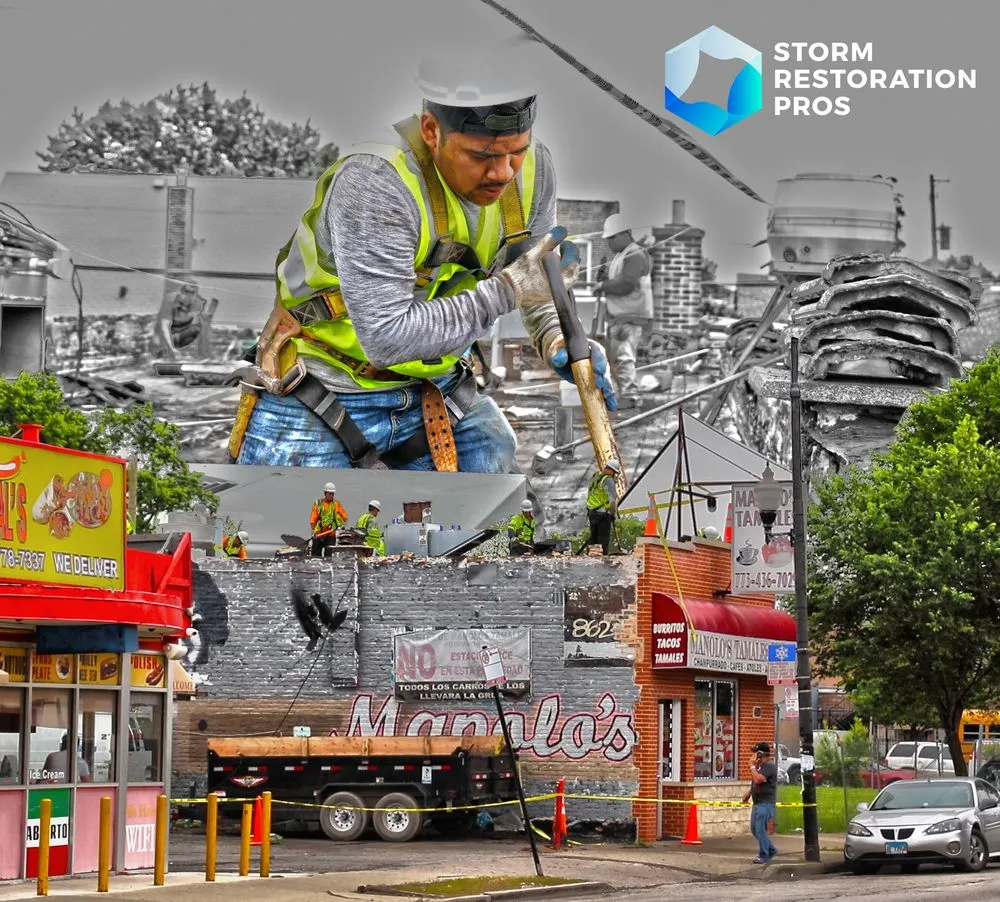 Slide of Storm Restoration Pros