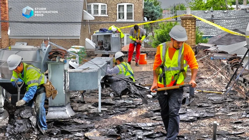 Slide of Storm Restoration Pros