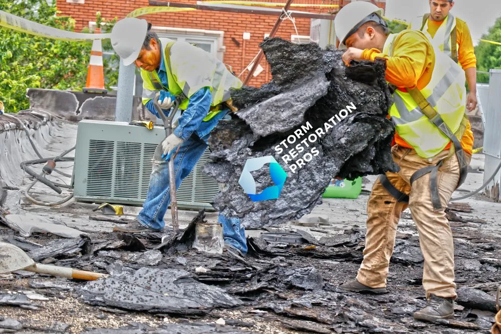 Slide of Storm Restoration Pros