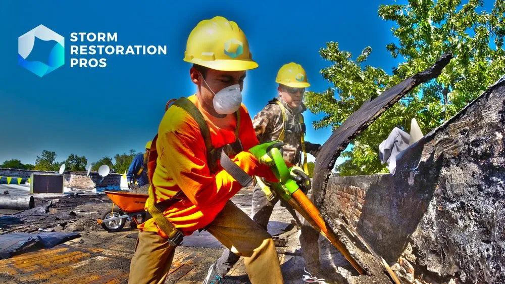 Slide of Storm Restoration Pros