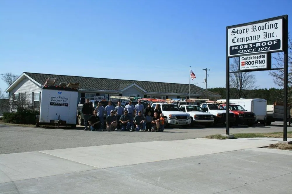 Professional roof repair with free inspection across Buckley, MI - Story Roofing