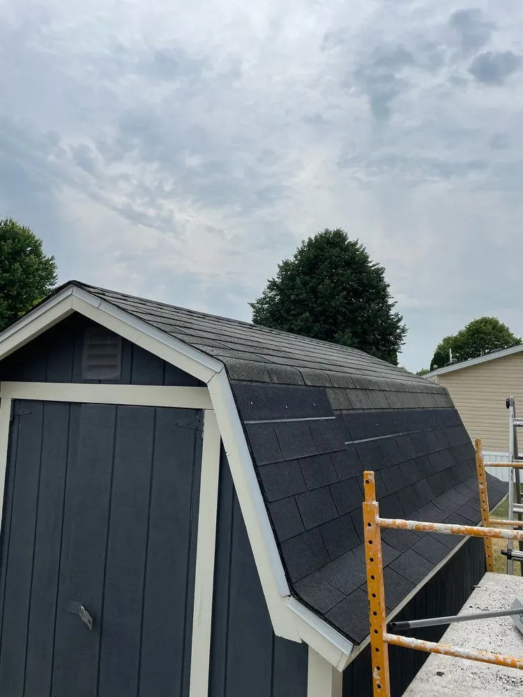 Professional shingle roofing service with free inspection in Loganville, WI by Stout Construction