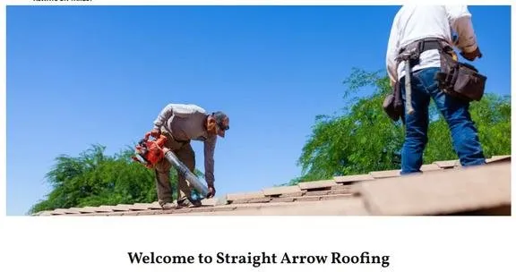 Slide of Straight Arrow Roofing