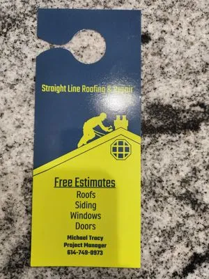 Straight Line Roofing and Repair Logo