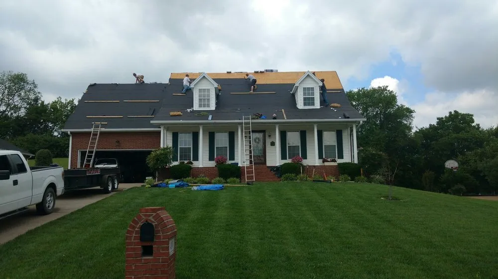 Slide of Straight Line Roofing