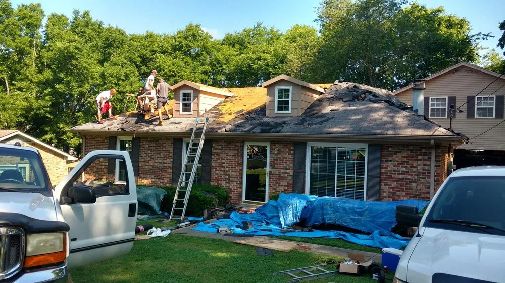 Slide of Straight Line Roofing