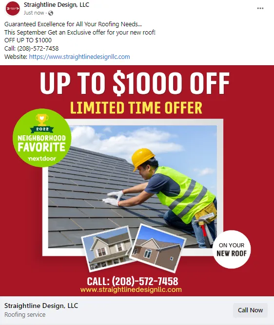 Slide of Straightline Design