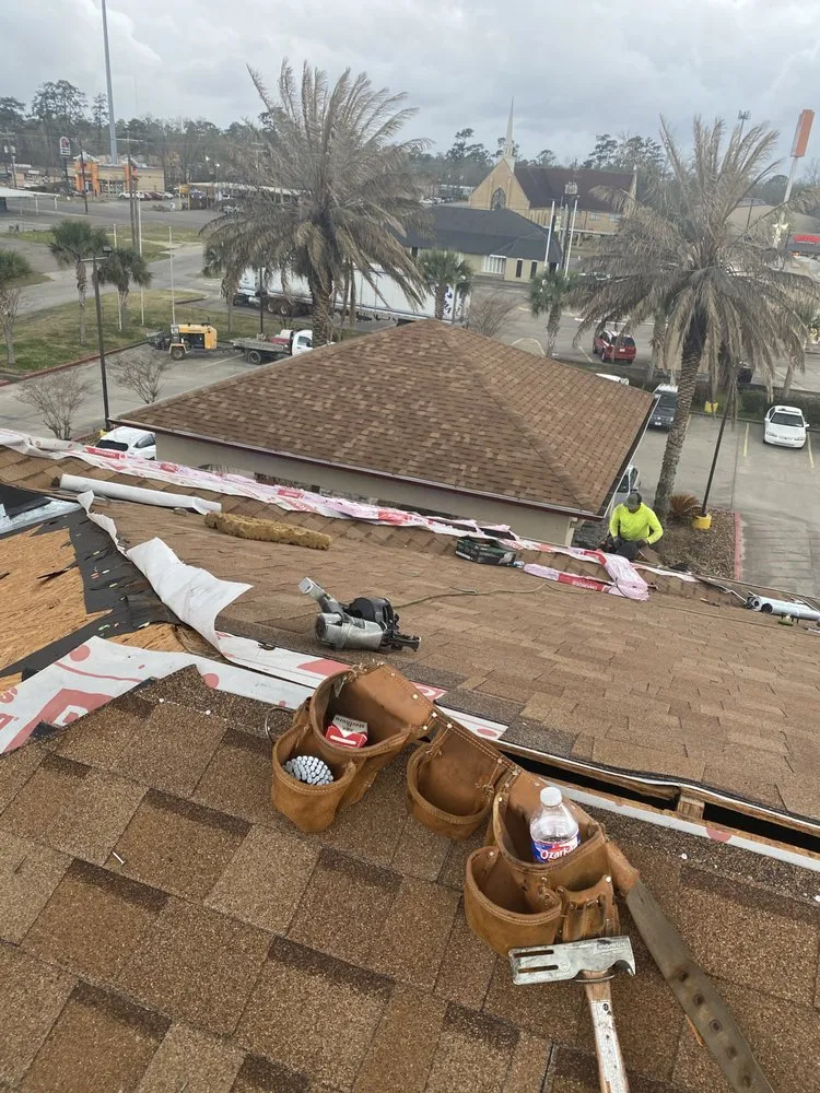 Slide of Strain Roofing