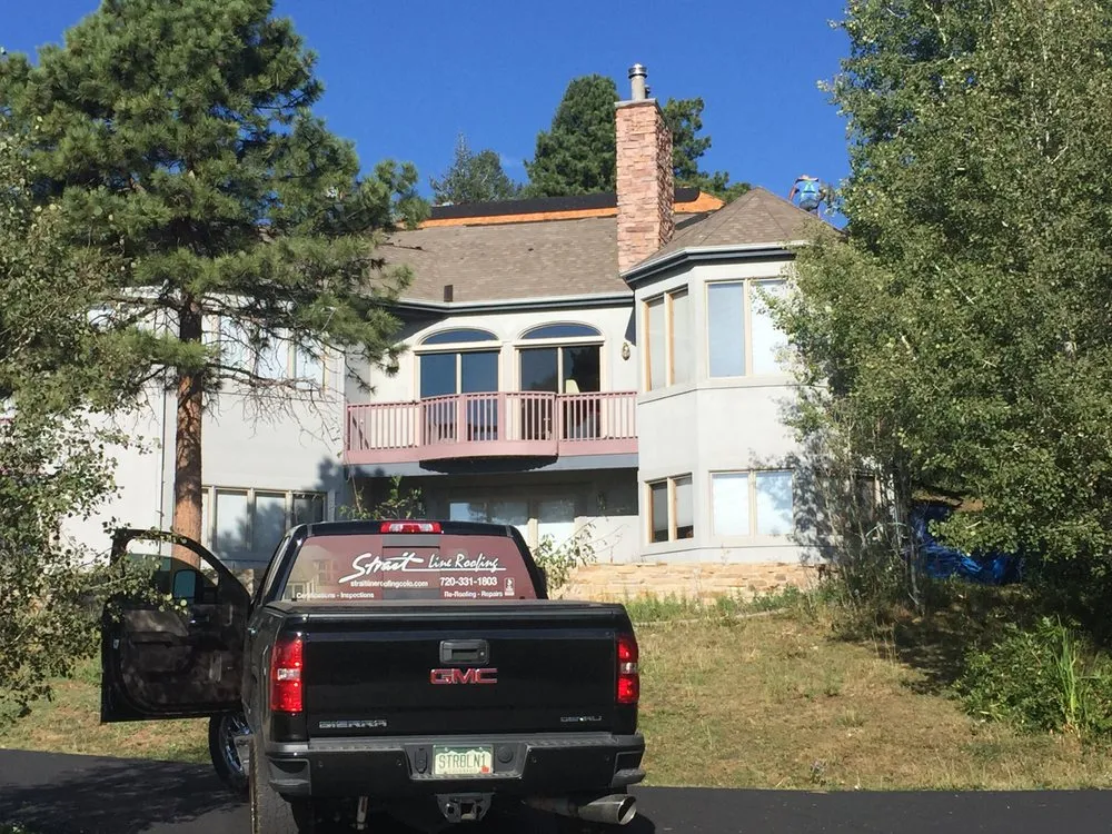 Slide of Strait Line Roofing