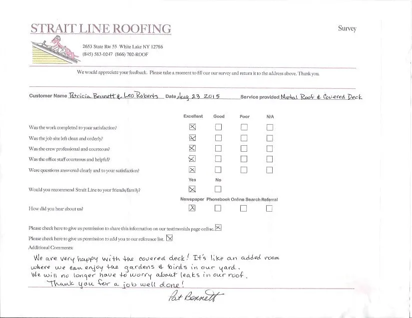 Top-rated roof leak repair near you across White Lake, NY - Strait Line Roofing