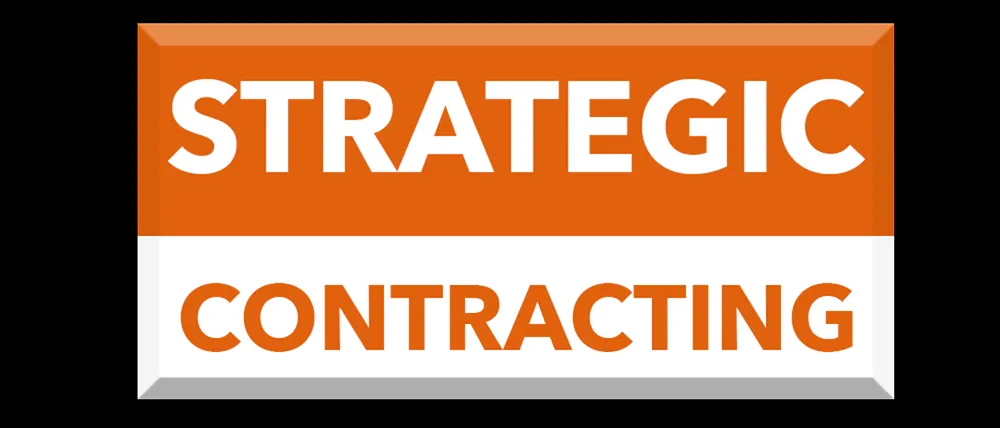 Slide of Strategic Contracting