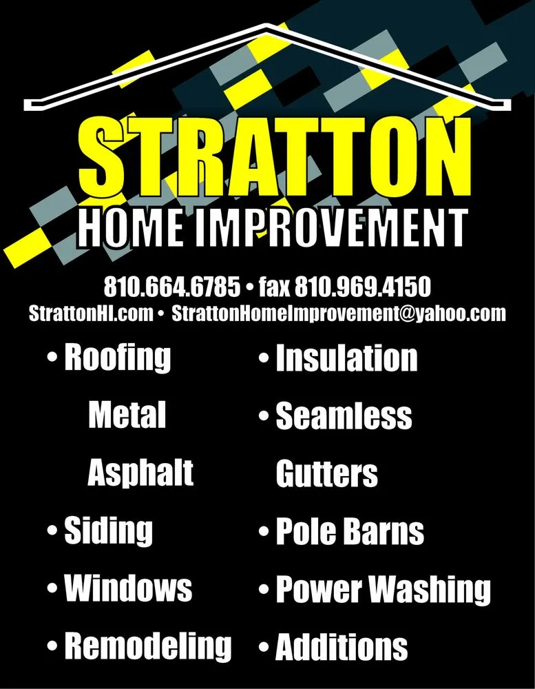 Local residential roofing service with free inspection in Columbiaville, MI by Stratton Home Improvement