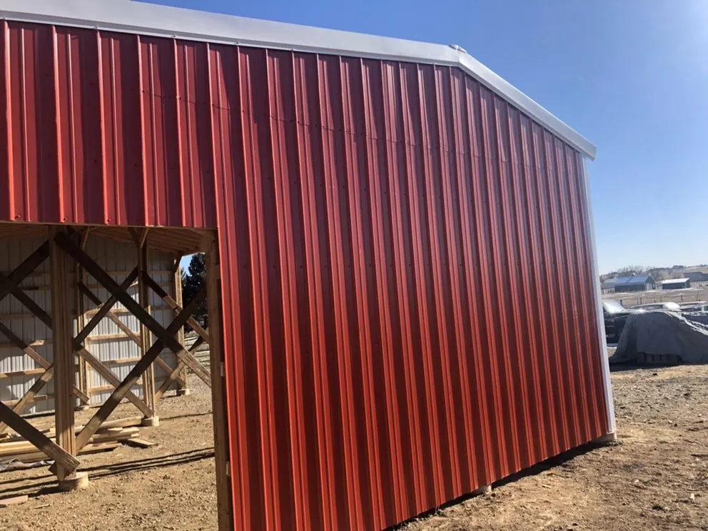 Slide of String Line Metal Roofing