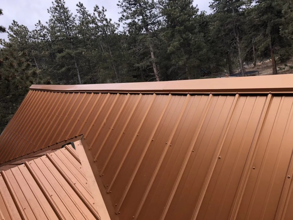 Slide of String Line Metal Roofing