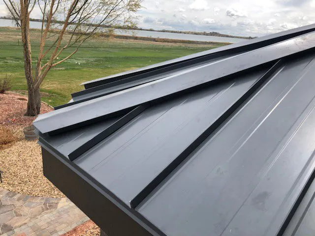 Slide of String Line Metal Roofing