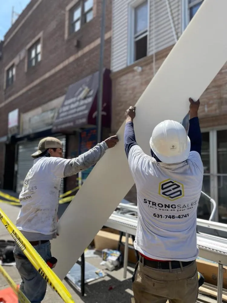 Slide of Strong Sales