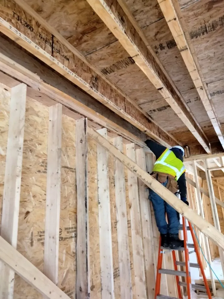 Slide of Strong Tower Construction