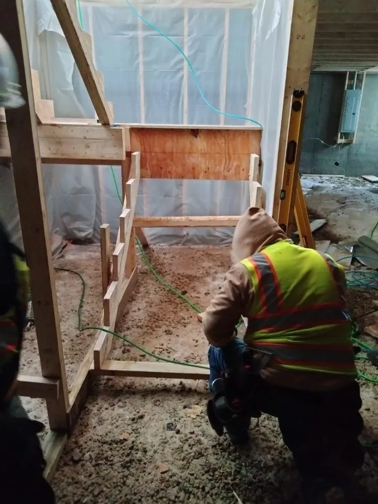 Slide of Strong Tower Construction