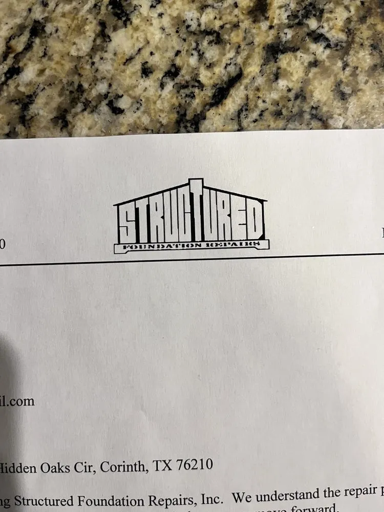 Slide of Structured Foundation Repairs