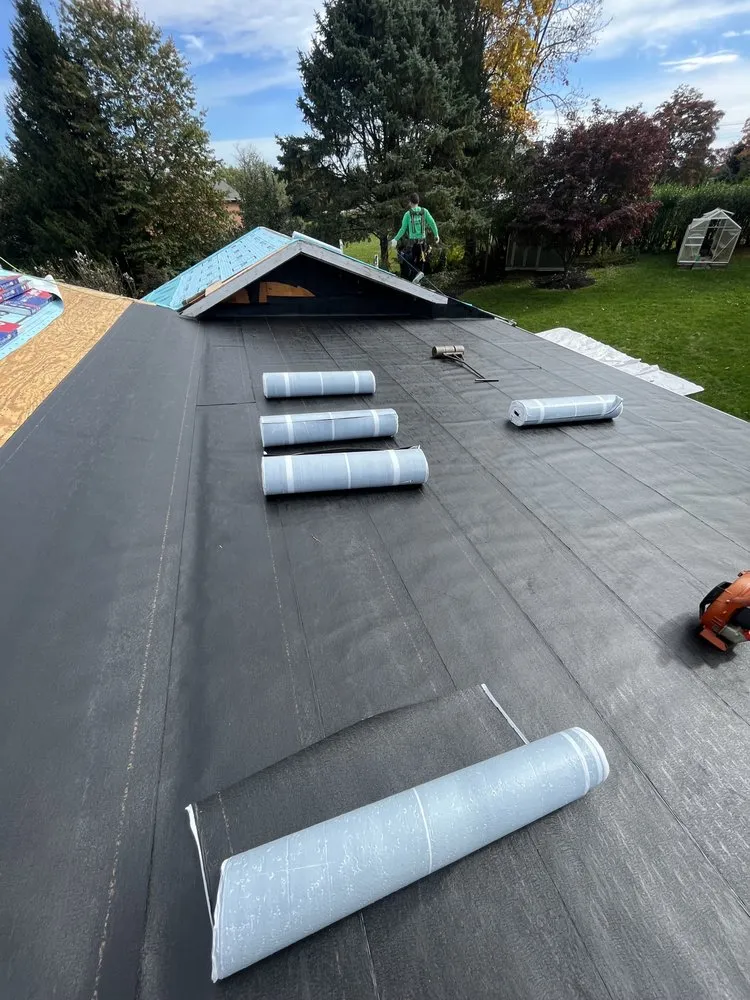 Expert residential roofing service after storm damage in Ewing Township, NJ by Stuart Roofing Siding & Gutters