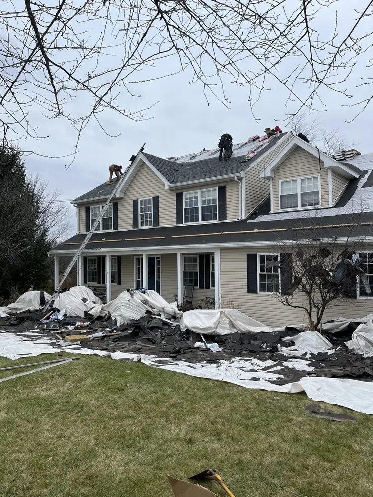 Local roof leak repair for homes in Ewing Township, NJ by Stuart Roofing Siding & Gutters