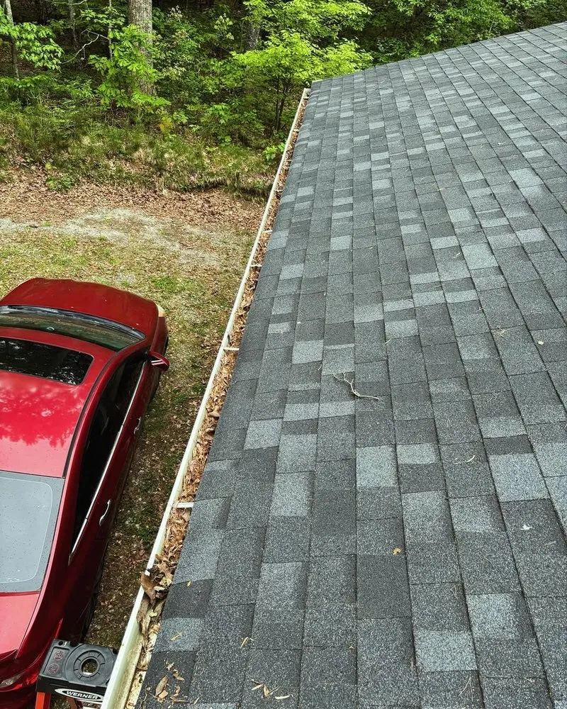 Slide of Studs Gutter Cleaning