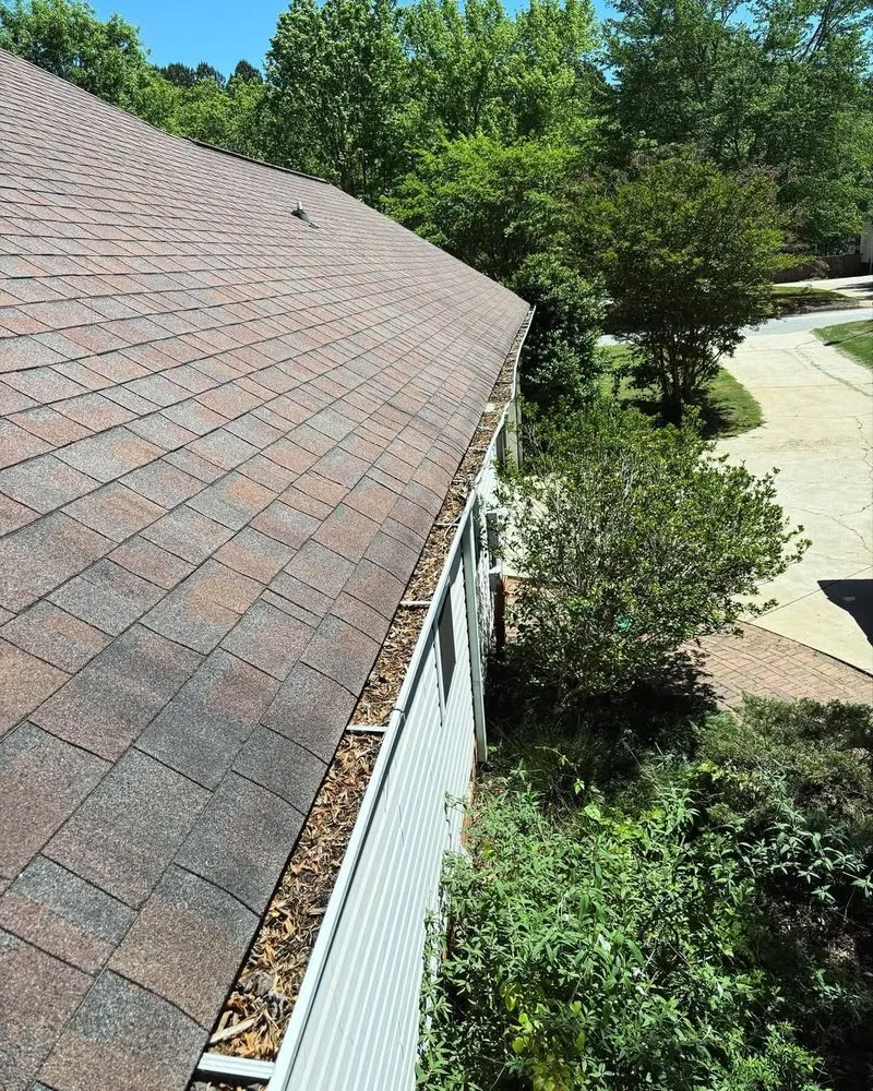 Slide of Studs Gutter Cleaning