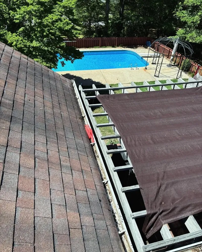 Slide of Studs Gutter Cleaning