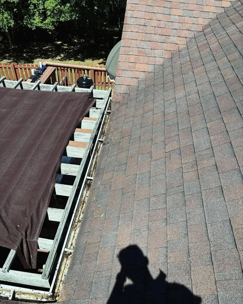 Slide of Studs Gutter Cleaning