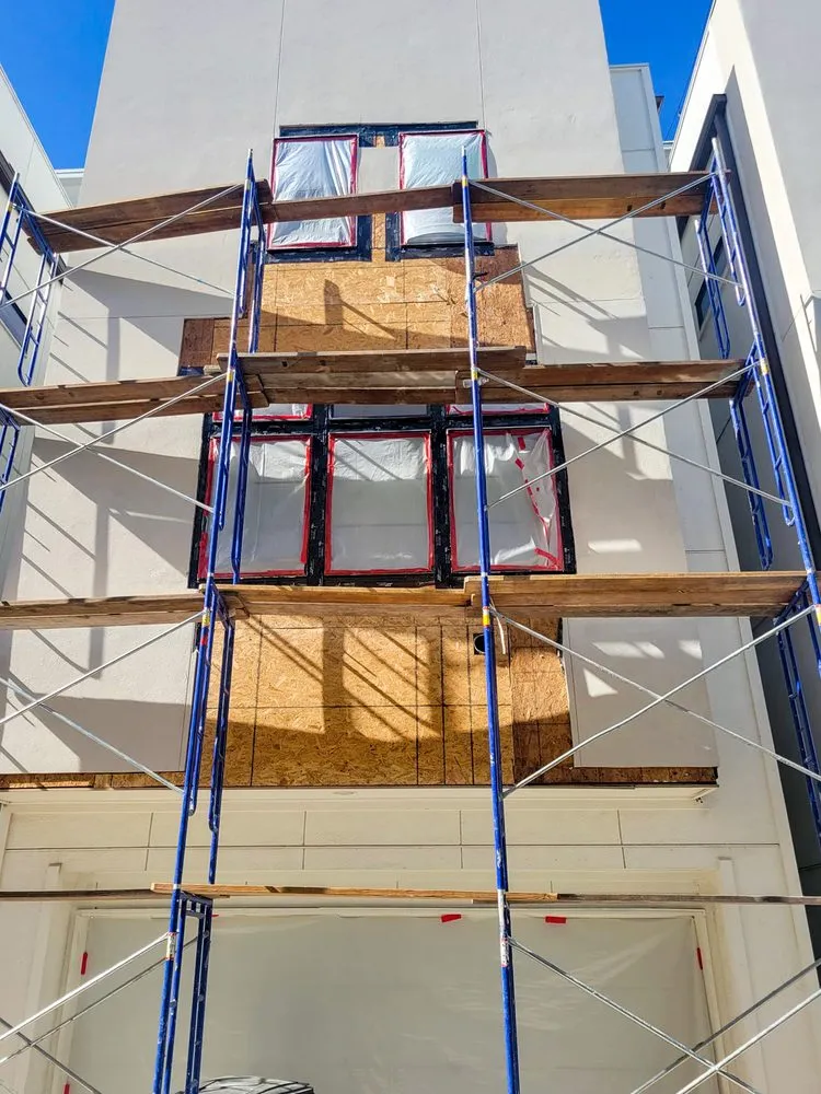 Slide of Stuko Application and Repair