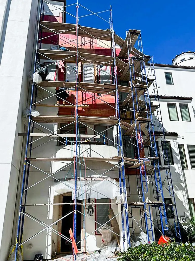 Slide of Stuko Application and Repair