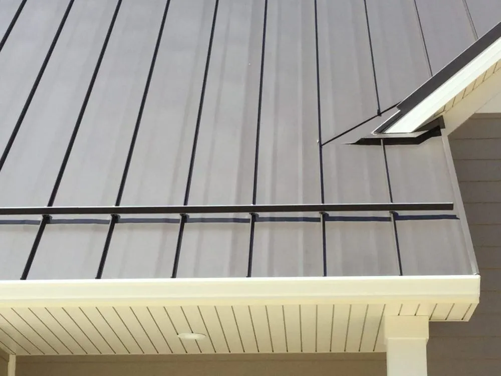 Slide of Stump Metal Roofing