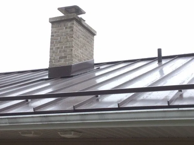 Slide of Stump Metal Roofing