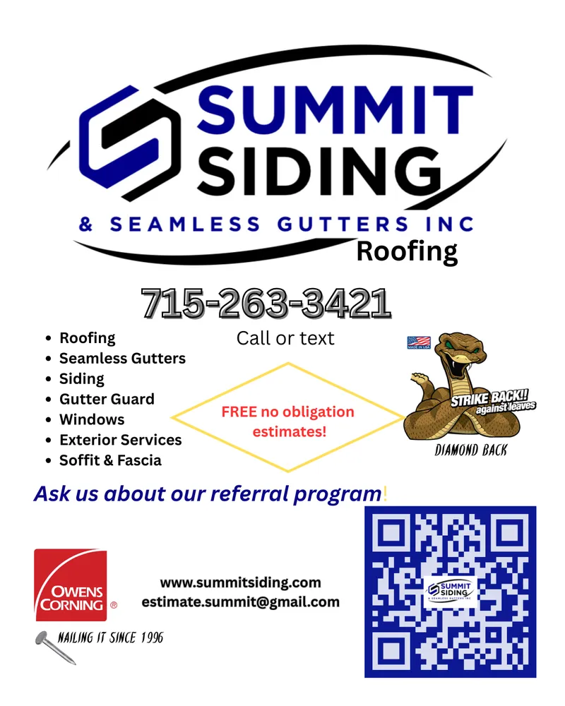Slide of Summit Roofing & Seamless Gutters