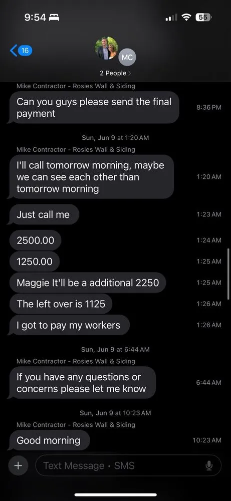 Slide of Sunrise Construction Services