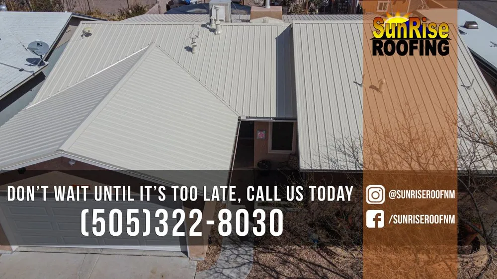 Slide of SunRise Roofing