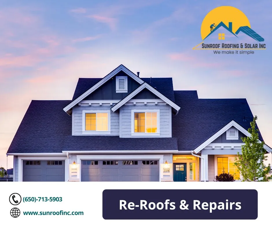 Slide of Sunroof Roofing & Solar