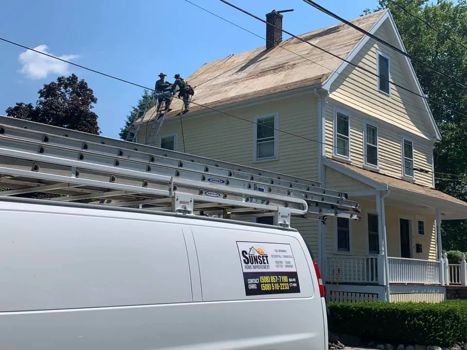 Local metal roofing installation in South Easton, MA by Sunset Home Improvement