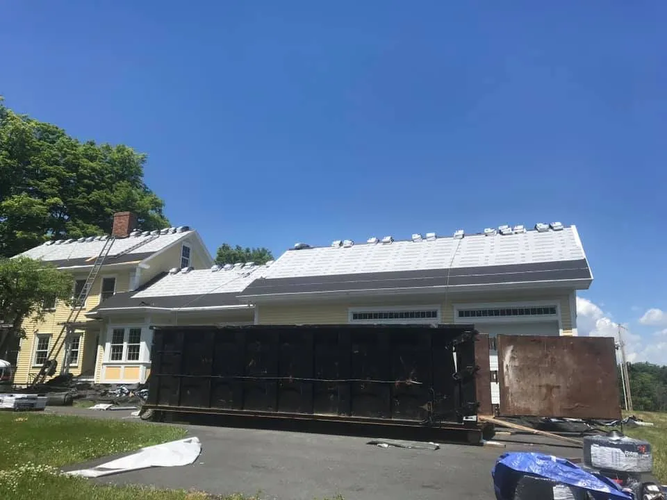 Trusted shingle roofing service for residential properties in South Easton, MA by Sunset Home Improvement